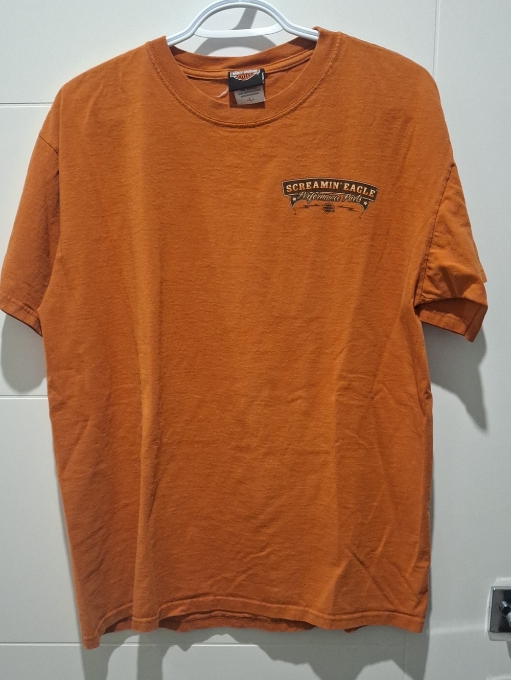 Harley-Davidson Orange Screamin' Eagle Short Sleeve Tee